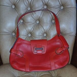 Salvatore ferragamo Orange Leather Shoulder Bag